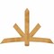 Ekena Millwork Alberta Rough Sawn Timber Gable Bracket, Western Red Cedar, 72"W x 48"H x 2"D x 6"F, 16/12 Pitch GBW072X48X0206ALB00RWR - alternate 1